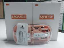 Crystal Transparent Wireless Mouse 2.4G