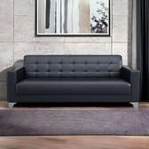 Office Sofa: 5 Seater Executive Faux Leather Sofa