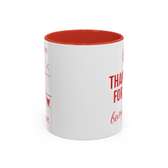 Customized Red & White Gift Mug