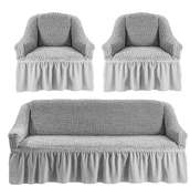 Grey luxurious 5 seater seat covers