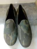 Mens Army print loafers size 44
