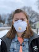 Protective Respirator Mask with Exhalation Valve Breathable