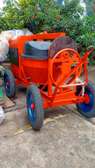 Heavy-Duty Portable Cement Mixer Orange with Wheels