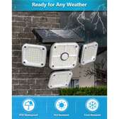 Solar Motion Sensor Outdoor Security Light With, 4 Heads