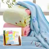 Unisex Soft Cotton Baby Bath Towel + Free 8pcs Wash Clothes