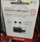 SanDisk dual drive USB type C 16gb