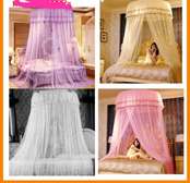 Free size round mosquito net