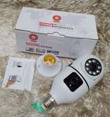WiFi Bulb Dual Lens Full Color Night Vision PTZ Camera