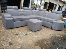 Grey 6seater l.shaped sofa set available for sale