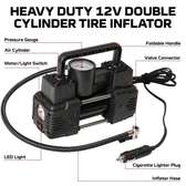 Heavy Duty Car Double Cylinder Air Compressor Inflator