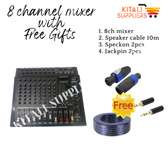 8 channel mixer with free gifts