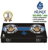 Nunix Strong Glass Table Top GAS Cooker-2 BURNERS