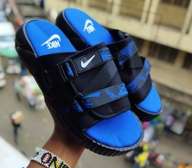 Nike Utility Sandals mens open shoe Blue Slides