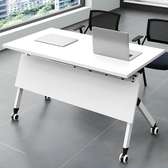 Conference tables: 120cm foldable table with wheels