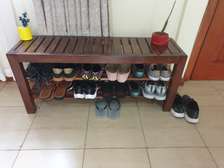 Wooden Entry-Way Shoe rack