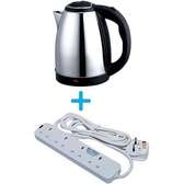 Electric Kettle 2 Litres With FREE Extension Cable