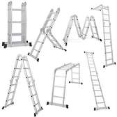 4 by 3 Aluminium Multipurpose Ladder. 12ft.