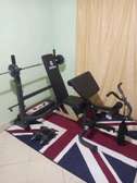 Crystal gym bench