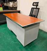 1.4M Metallic Desk
