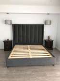 6*6 patterned bed with bedsides