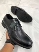 John Foster Quality Premium Leather Black Mens Shoes