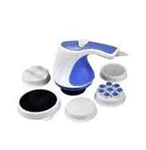 Spin and tone massager