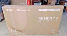 65 TCL smart Google TV UHD 4K Frameless +Free TV Guard