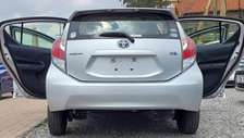 Toyota Aqua silver color fully loaded 2017 model