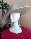 Fern Green Wide Brim Wedding Hat