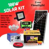 120W Solar fullkit with CHLORIDE EXIDE 75 MF