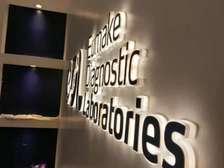 Office reception sign