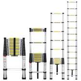 3.8M Telescopic Ladder Family Portable Folding Ladder