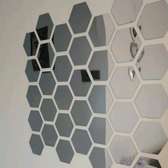 Hexagonal shape acrylic mirrors