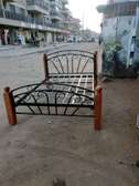 Quality and durable metallic beds with wooden finish