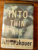 Into Thin Air by Jon Krakauer