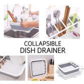 Silicon collapsible dish Drainer