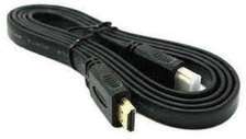 Flat HDMI Cable 2M Black