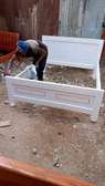 Classic Simple 5 by 6 white bed