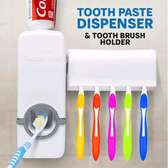 Toothpaste dispenser with toothpaste holders