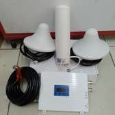 GSM network booster with 2 Way mushroom Ports Signal Booster