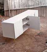 Durable high construction tv cabinet with light