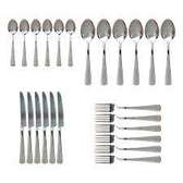 24 Pcs Stainless Steel Cutlery Set +Stand