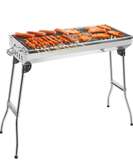 Stainless Steel Portable BBQ Grills Camping Garden Patio