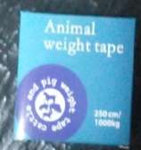 Animal Weight Tape