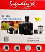 Signature SG-505 5-in-1 Food Processor Black 400W