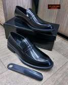 Black Pure Leather Shoes