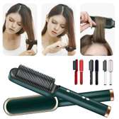 Electric hair straight comb with temperature control