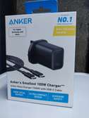 Anker Nano Charger 100W with 6ft USB-C to USB-C Cable– Black