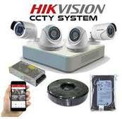 Great Quality Hikvision 4 CCTV Cameras Complete System Kit