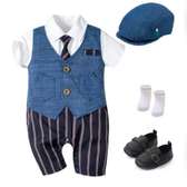 4PCS INFANT BABY BOY CLOTHING SET